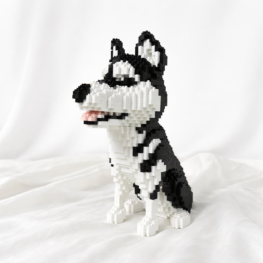 Psieklocki | Limitowane psiaki budowlane z klocków | Kolekcjonerskie psiaki z klocków |